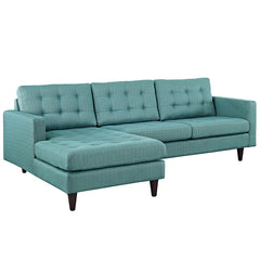 Empress Left-Facing Upholstered Sectional Sofa