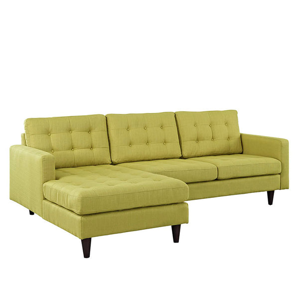 Empress Left-Facing Upholstered Sectional Sofa