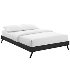 Helen King Vinyl Bed Frame with Round Splayed Legs