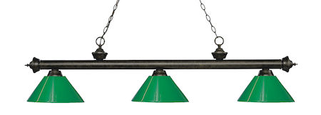 Z-Lite Riviera 3 Light Billiard Light 200-3GB-PGR