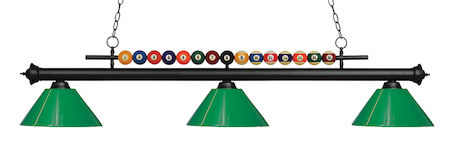 Z-Lite Shark 3 Light Billiard Light 170MB-PGR