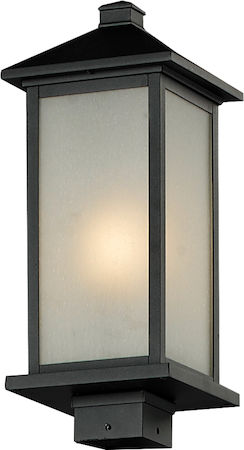 Z-Lite Vienna Outdoor Post Light 547PHM-BK