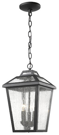 Z-Lite Bayland 3 Light Outdoor Chain Light 539CHM-BK