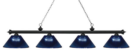 Z-Lite Riviera 4 Light Island/Billiard Light 200-4MB-ARDB