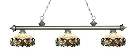 Z-Lite Riviera 3 Light Billiard Light 200-3AS-Z14-33