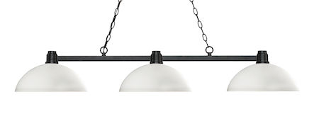 Z-Lite Park Bronze 3 Light Island/Billiard Light 314BRZ-DMO14