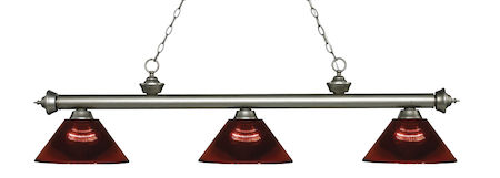 Z-Lite Riviera 3 Light Billiard Light 200-3AS-ARBG