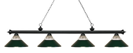 Z-Lite Riviera 4 Light Island/Billiard Light 200-4MB-RDG