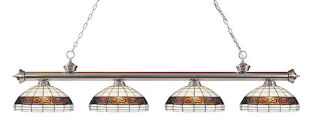 Z-Lite Riviera 4 Light Billiard Light 200-4BN-F14-1