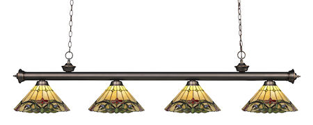 Z-Lite Riviera 4 Light Billiard Light 200-4OB-Z14-49