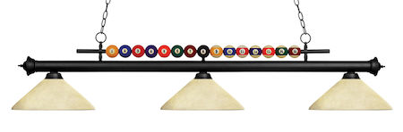 Z-Lite Shark 3 Light Billiard Light 170MB-AGM14