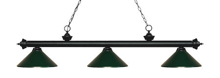 Z-Lite Riviera 3 Light Billiard Light 200-3MB-MDG