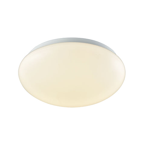 Kalona 10" LED Flush In White With A White Acrylic Diffuser