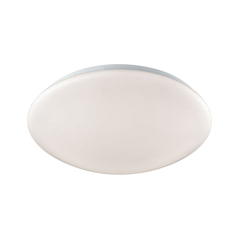 Kalona 13" LED Flush In White With A White Acrylic Diffuser