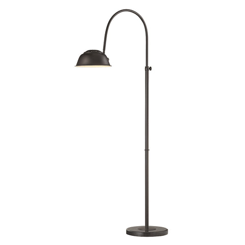 Merriston Floor Lamp In Oil Rubbed Bronze With Marble Base