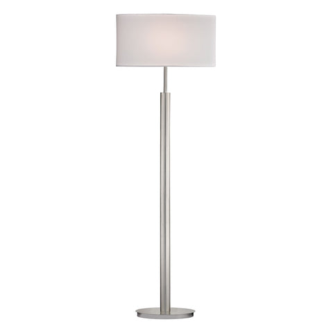 Port Elizabeth Floor Lamp in Satin Nickel