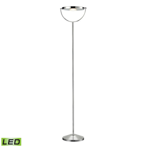 Sanford 2 Light LED Floor Lamp in Polished Chrome