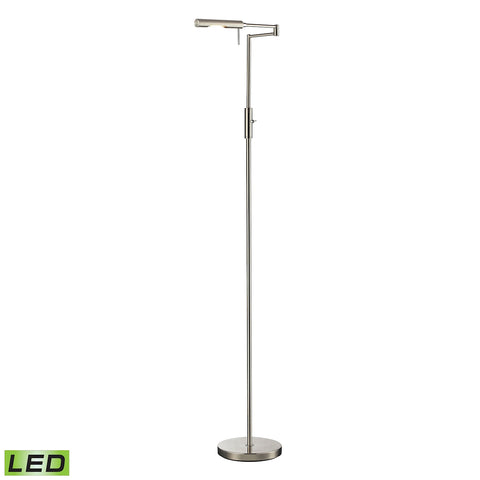 Laconia Adjustable LED Floor Lamp in Polished Chrome