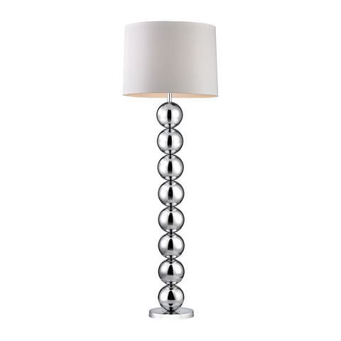 Chrome Orb Floor Lamp