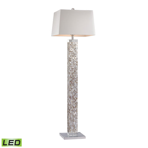 Mother of Pearl LED Floor Lamp