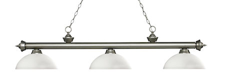 Z-Lite Riviera 3 Light Billiard Light 200-3AS-DMO14