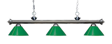 Z-Lite Riviera 3 Light Billiard Light 200-3GM-PGR