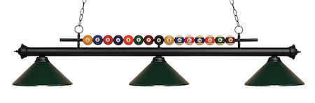 Z-Lite Shark 3 Light Billiard Light 170MB-MDG