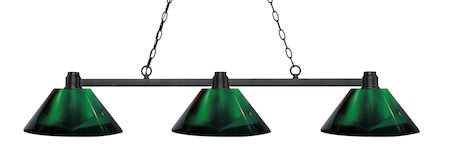 Z-Lite Park Bronze 3 Light Island/Billiard Light 314BRZ-ARG