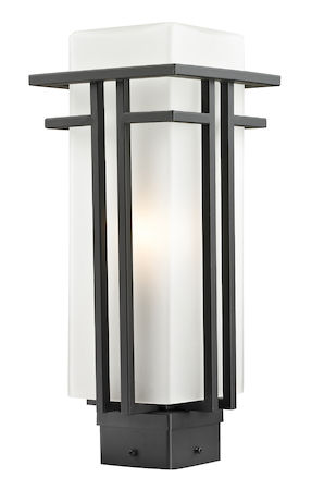 Z-Lite Abbey Outdoor Post Light 550PHM-ORBZ