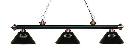 Z-Lite Riviera 3 Light Billiard Light 200-3MB+AC-ARS