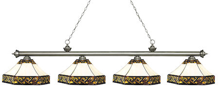 Z-Lite Riviera 4 Light Island/Billiard Light 200-4AS-Z16-30