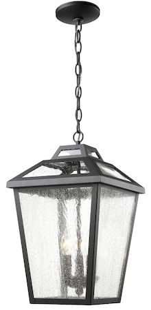 Z-Lite Bayland 3 Light Outdoor Chain Light 539CHB-BK