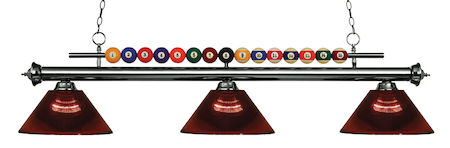 Z-Lite Shark 3 Light Billiard Light 170GM-ARBG