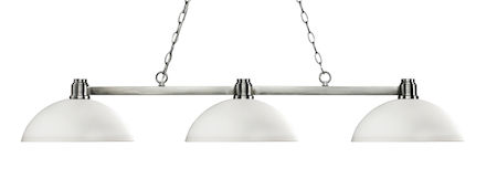 Z-Lite Park Brushed Nickel 3 Light Island/Billiard Light 314BN-DMO14