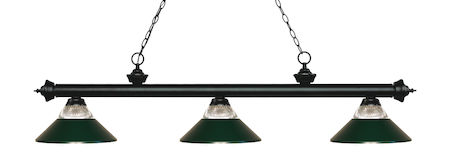 Z-Lite Riviera 3 Light Billiard Light 200-3MB-RDG