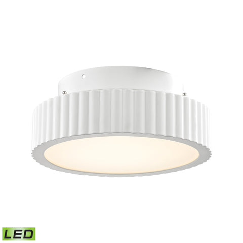 Digby 10 Watt LED Flushmount In Matte White