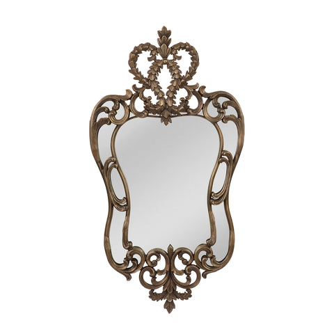 Queensdale Edward III Style Mirror In Aged Bronze