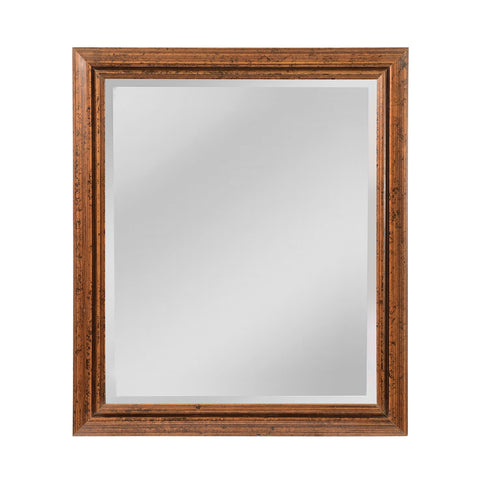 Groove Frame Beveled Wall Mirror - Small