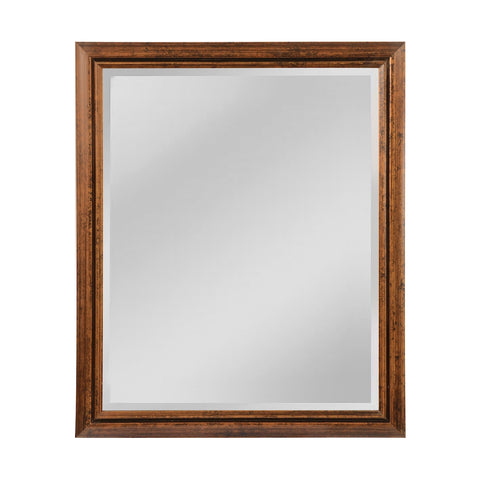 Groove Frame Beveled Wall Mirror - Large