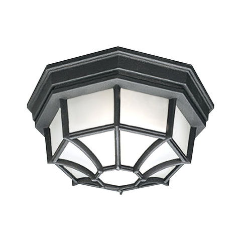 OUTDOOR ESSENTIALS ceiling lamp Black 1x