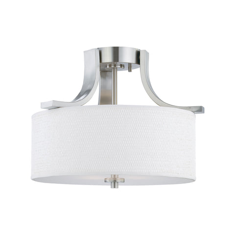 PENDENZA ceiling lamp Brushed Nickel 2x