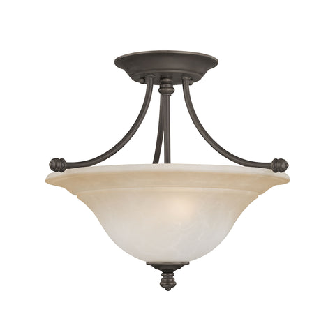 HARMONY ceiling lamp Aged Bronze 2x100W