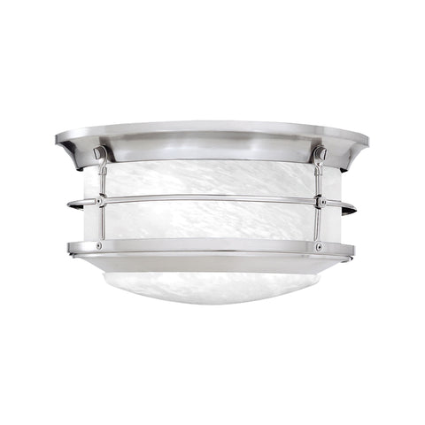 NEWPORT ceiling lamp Brushed Nickel 2x60