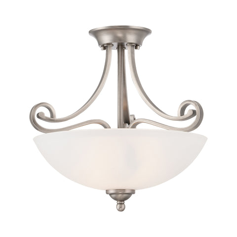 HAVEN ceiling lamp Satin Pewter 2x60W